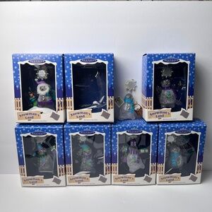 7 Hallmark Keepsake Ornaments Snowman’s Land whimsical snowmen